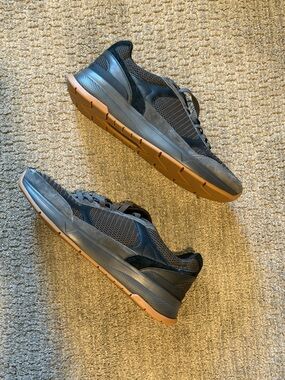 Vince Camuto Men's Black Mesh & Suede Sneakers with Gum Sole